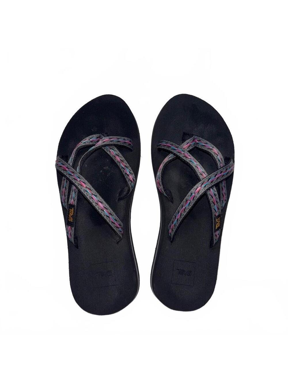 Teva Women's Black Strap Sandals Size 9